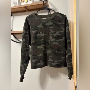Camo Long Sleeve Sweatshirt